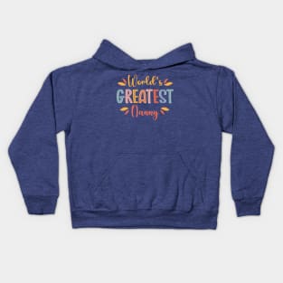 World's greatest Nanny Kids Hoodie